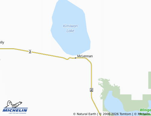 Mapa MICHELIN McLennan - ViaMichelin