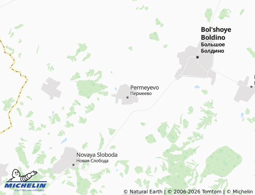 MICHELIN-Landkarte Permeyevo - ViaMichelin