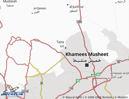MICHELIN-Landkarte al-Zuhour - ViaMichelin