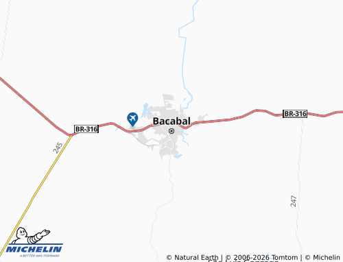 Carte MICHELIN Bacabal - ViaMichelin