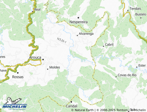 MICHELIN Paradinha map - ViaMichelin