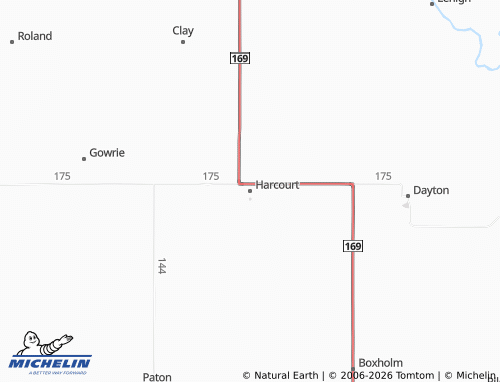 Mapa MICHELIN Harcourt - ViaMichelin