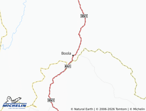 MICHELIN Boola map - ViaMichelin