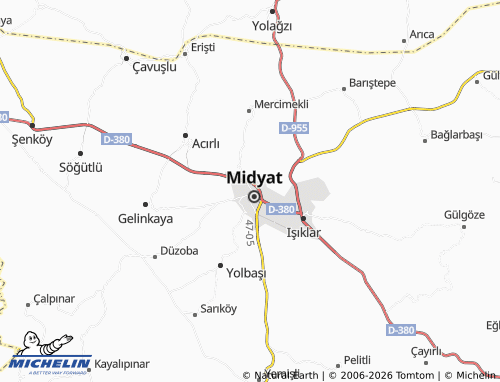 MICHELIN Ulucami map - ViaMichelin
