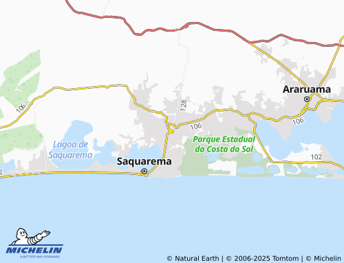 MICHELIN Bacaxá map - ViaMichelin