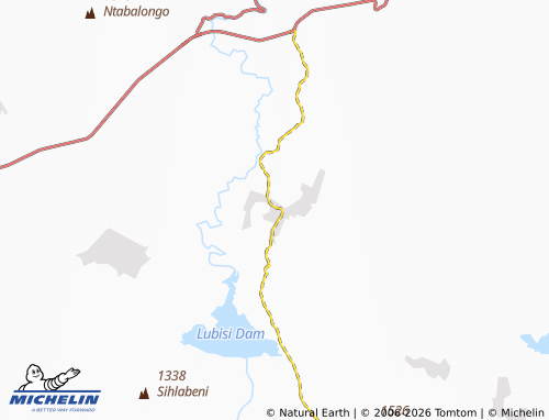 MICHELIN-Landkarte Bukwana - ViaMichelin
