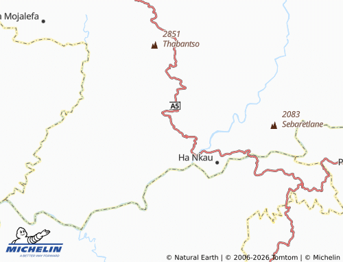MICHELIN Liphamoleng map - ViaMichelin