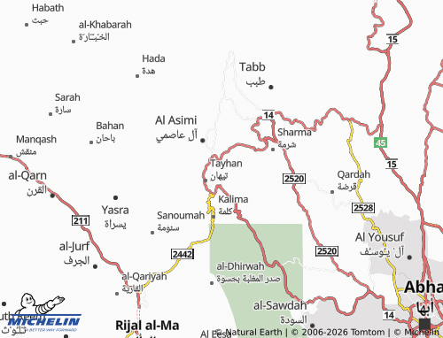 MICHELIN-Landkarte Al Shdadi - ViaMichelin