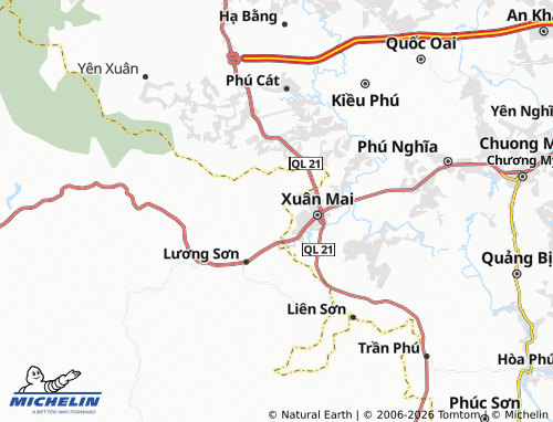 Carte MICHELIN Hòa Sơn - ViaMichelin