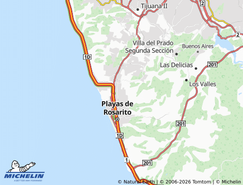 MICHELIN-Landkarte Ampliación Lucio Blanco - ViaMichelin