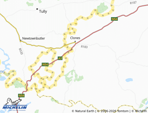 Mapa MICHELIN Clonmore - ViaMichelin