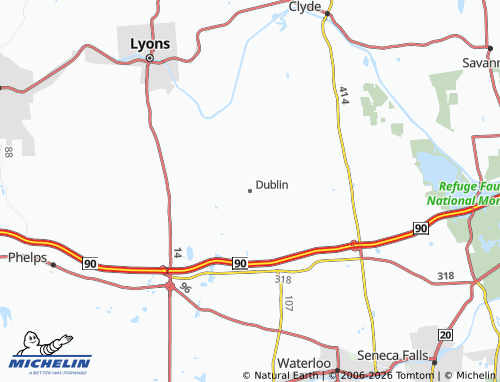 Kaart MICHELIN Dublin - ViaMichelin