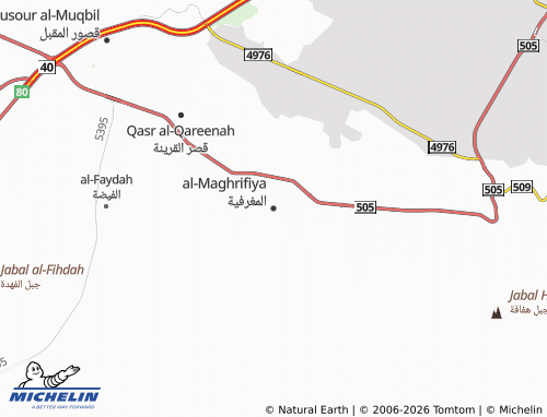 MICHELIN-Landkarte al-Maghrifiya - ViaMichelin