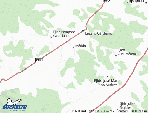 Mappa MICHELIN Ejido Adolfo López Mateos, La Integral - ViaMichelin