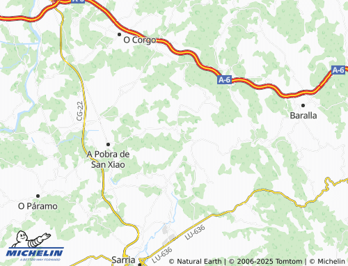 MICHELIN Vilaleo (Santa María) map - ViaMichelin