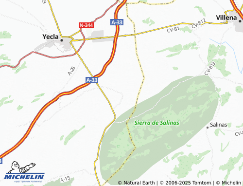 MICHELIN La Bronquina map - ViaMichelin