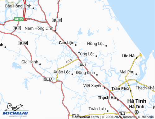 Mapa MICHELIN Nghèn - ViaMichelin