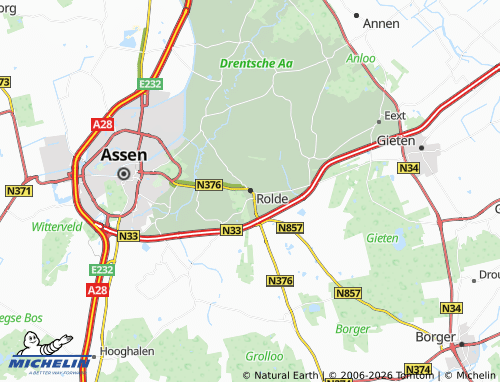 Carte MICHELIN Rolde - ViaMichelin