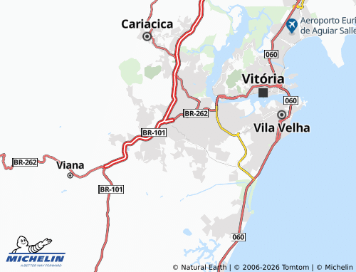 Carte MICHELIN Santa Bárbara - ViaMichelin