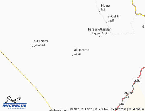 Mapa MICHELIN al-Qarama - ViaMichelin