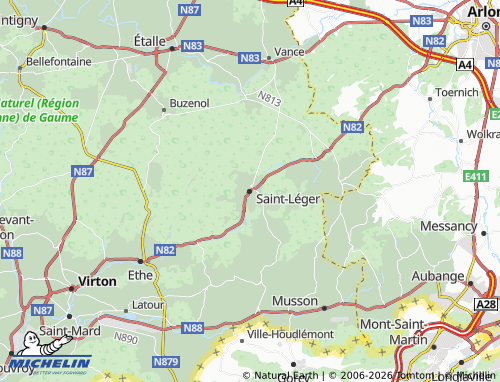 Kaart MICHELIN Saint-Léger - ViaMichelin