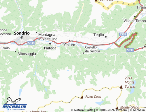 MICHELIN Arigna map - ViaMichelin