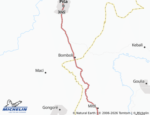 Mappa MICHELIN Bomboli - ViaMichelin