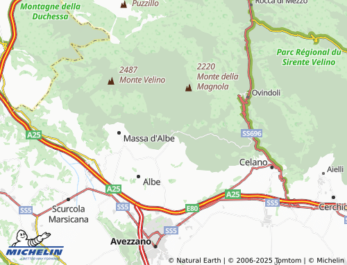 MICHELIN Forme map - ViaMichelin