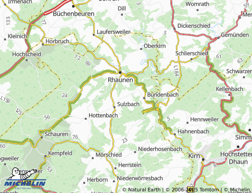 MICHELIN Bollenbach map - ViaMichelin