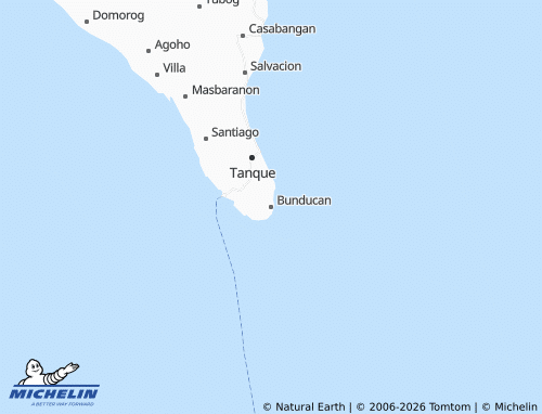 MICHELIN Bunducan map - ViaMichelin