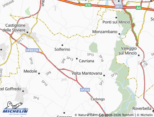 MICHELIN Cavriana map - ViaMichelin