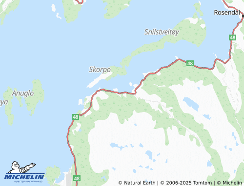 MICHELIN Børneset map - ViaMichelin