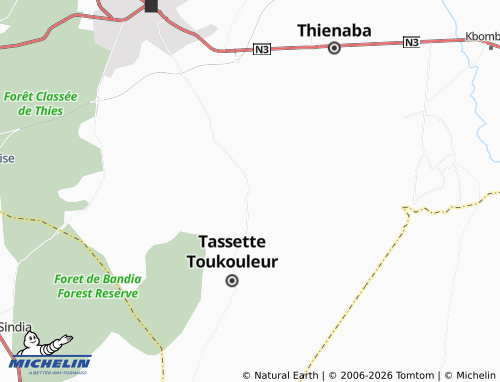 Mapa MICHELIN Pout-Diak - ViaMichelin