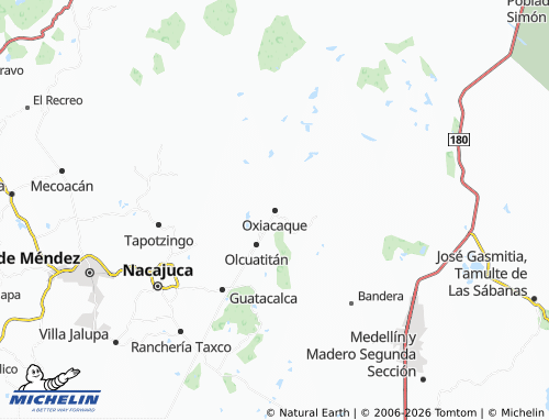 MICHELIN Oxiacaque map - ViaMichelin