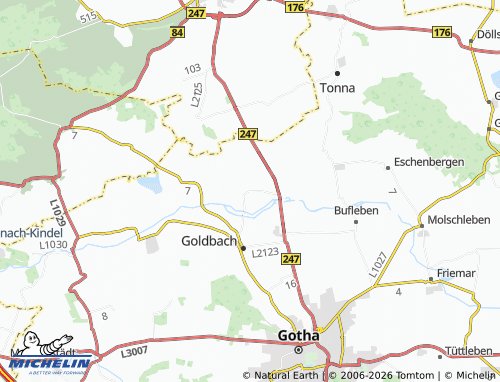 Mapa MICHELIN Hochheim - ViaMichelin