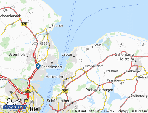 Kaart MICHELIN Laboe - ViaMichelin