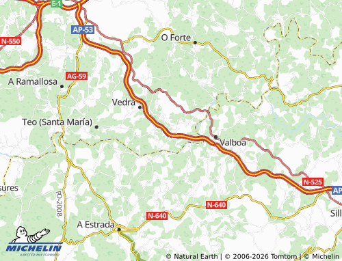 MICHELIN Argunte map - ViaMichelin