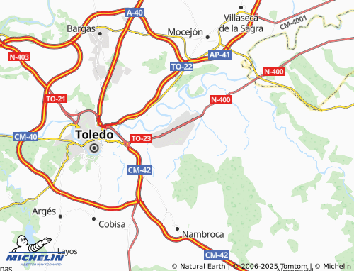 MICHELIN Santa María de Benquerencia map - ViaMichelin