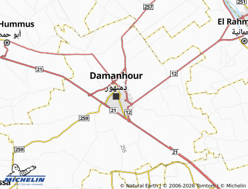 MICHELIN Nakraha map - ViaMichelin