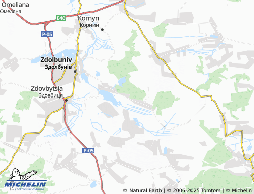 MICHELIN Novomylsk map - ViaMichelin