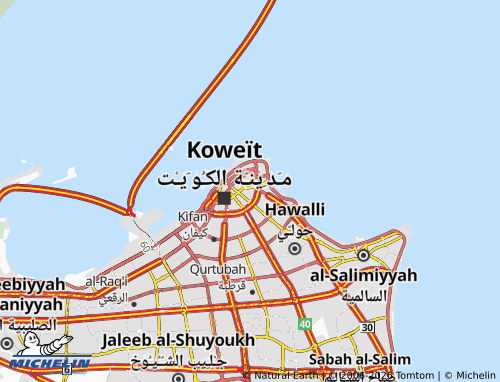 Mappa MICHELIN al-Mirqab - ViaMichelin