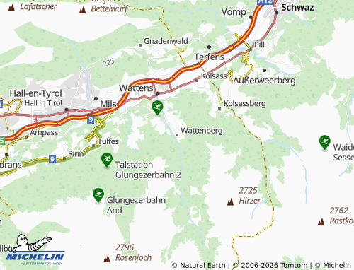 Mapa MICHELIN Wattenberg - ViaMichelin