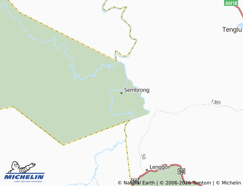 MICHELIN Sembrong map - ViaMichelin