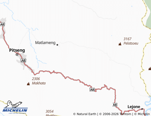 MICHELIN Sebala-Bala map - ViaMichelin