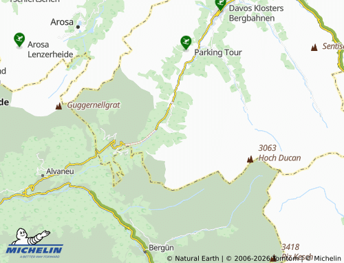 Mapa MICHELIN Monstein - ViaMichelin