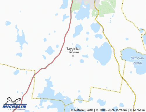 MICHELIN-Landkarte Tayginka - ViaMichelin