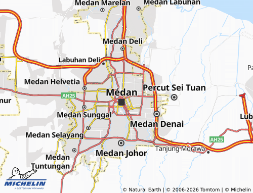 MICHELIN Perintis map - ViaMichelin