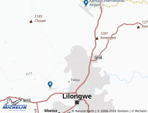 Mappa MICHELIN Kabwabwa - ViaMichelin