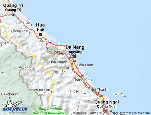 MICHELIN Sơn Trà map - ViaMichelin