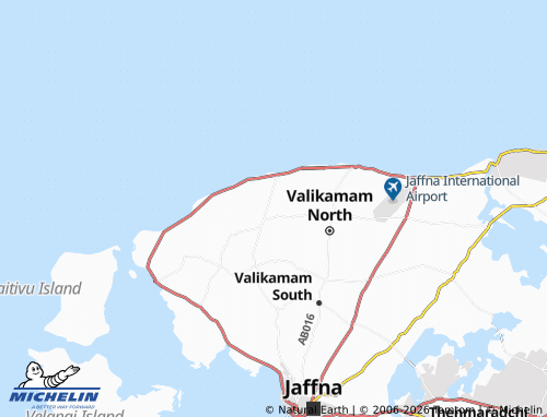 Mapa MICHELIN Mullanai - ViaMichelin